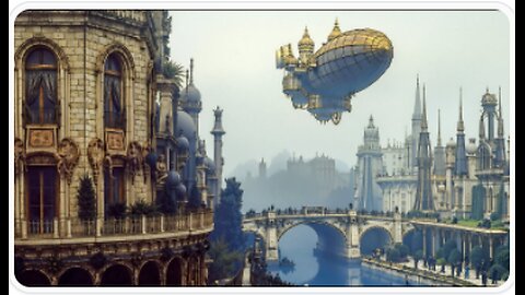 AIRSHIPS OVER TARTARIAN SPIRES | AI 4K - LOREBREATHER