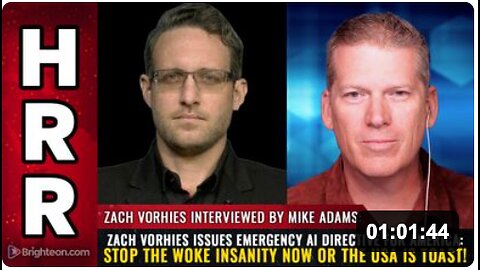 Zach Vorhies issues EMERGENCY AI DIRECTIVE for America: Stop the WOKE insanity NOW or the USA is toast!