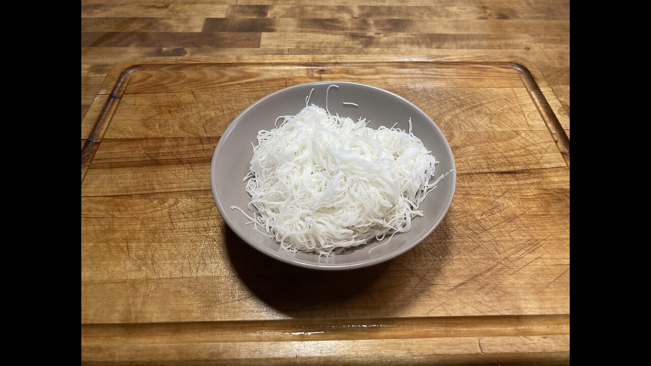 How to cook a rice noodle