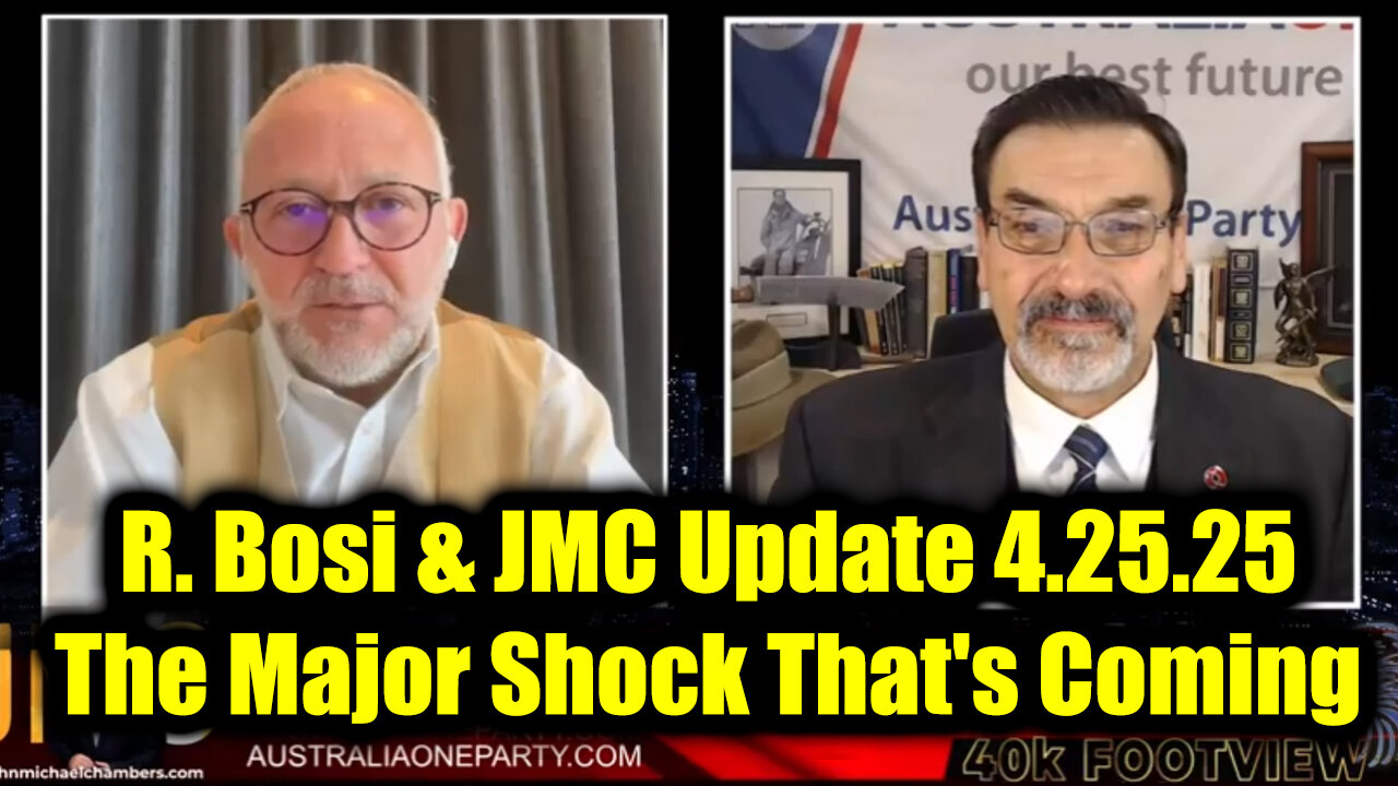 Riccardo Bosi & JMC Update "40000 FootView" 4.25.25 - The Major Shock That's Coming