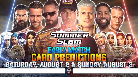 WWE SummerSlam 2025 - Match Card Predictions
