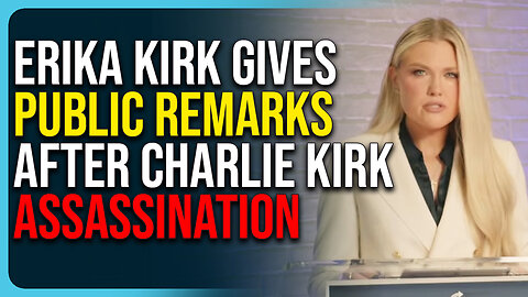 Erika Kirk Gives Public Remarks After Charlie Kirk Assassination