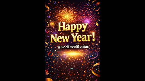 Happy New Year — Thank You to Everyone Supporting God Level Genius