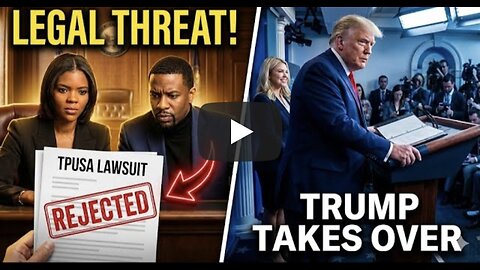 CANDACE x BARON COLEMAN! TPUSA Legal Threat Fails _ TRUMP CRASHES BRIEFING