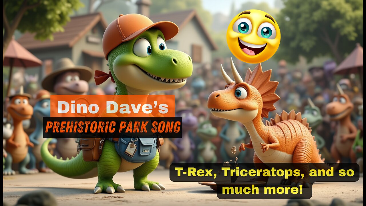 Dino Dave’s Prehistoric Park Song | 3D Pixar-Style Dinosaur Nursery Rhyme for Kids