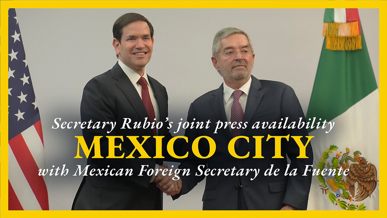 Secretary Rubio participates in a joint press availability