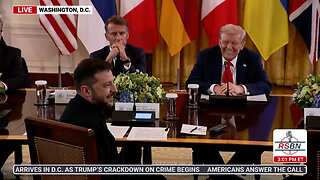 WATCH: President Trump Holds Multilateral Meeting with European Leaders - 8/18/25