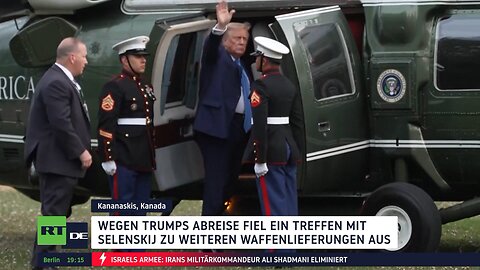 Wegen G7-Abreise: Trump attackiert Macron – Treffen mit Selenskij ausgefallen