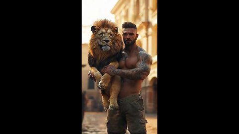 Man Vs lion