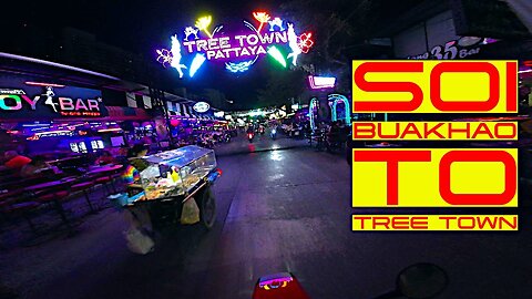 Ray Roams Soi Buakhao To Tree Town | Night Scenes | Pattaya | Thailand 🇹🇭
