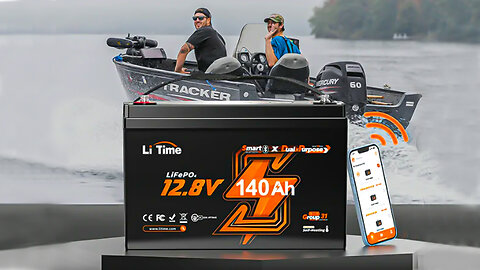 LiTime 12V 140Ah Bluetooth Dual Purpose 1000 CCA Marine Battery is Unbelievable!