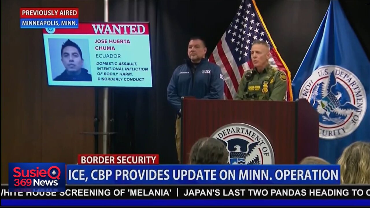 ICE, CBP PROVIDES UPDATE ON MINN OPERATION
