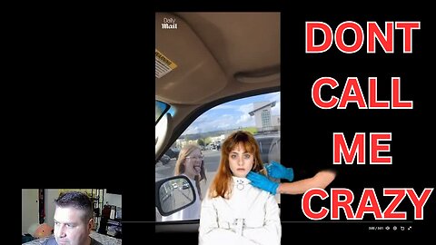 Unbelievable Woman Goes Berserk on Men in Road Rage Clash