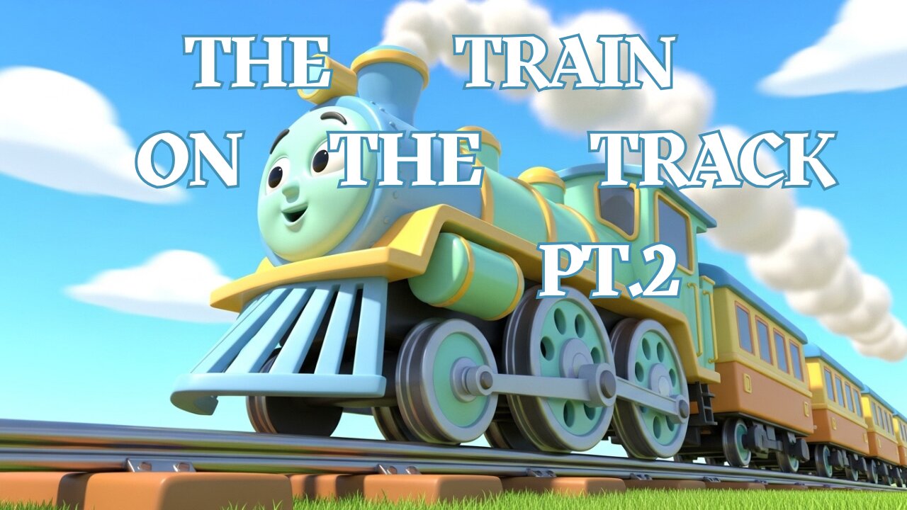 The Train on the Track Pt.2🚂 | Fun Kids Sing-Along Song | Toddler & Preschool Learning Music