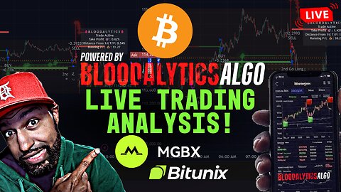 Bitcoin Trading LIVE: #Nvidia Flops, #BTC Momentum? Free Signals & Bloodalytics!
