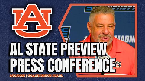 Bruce Pearl Previews Alabama State | March Madness Press Conference