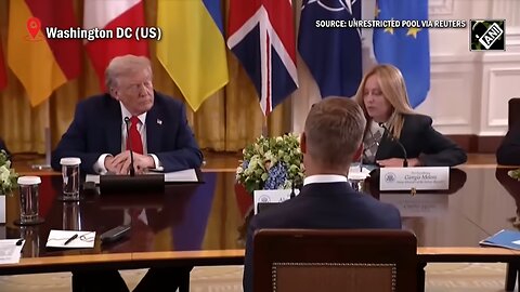 "Something has changed" Italian PM Meloni draws attention in European leaders meet at Trump's WH