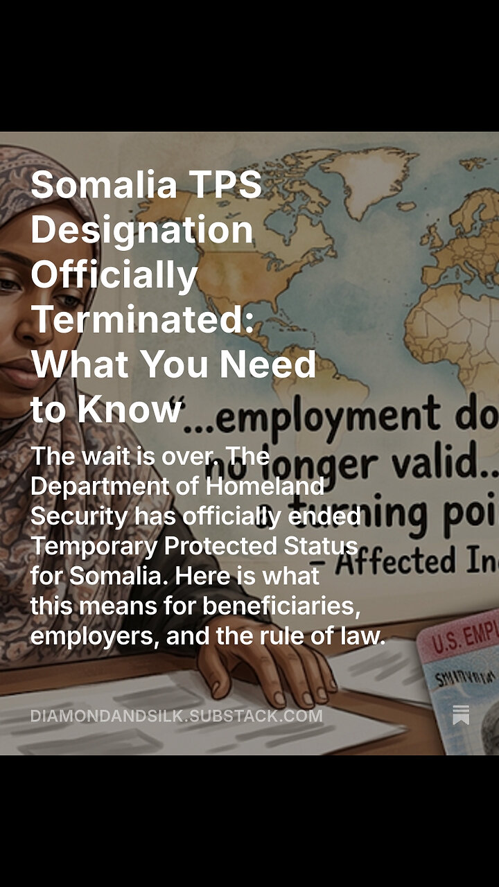 ๐จ Somalia TPS OFFICIALLY Terminated! ๐ thumbnail