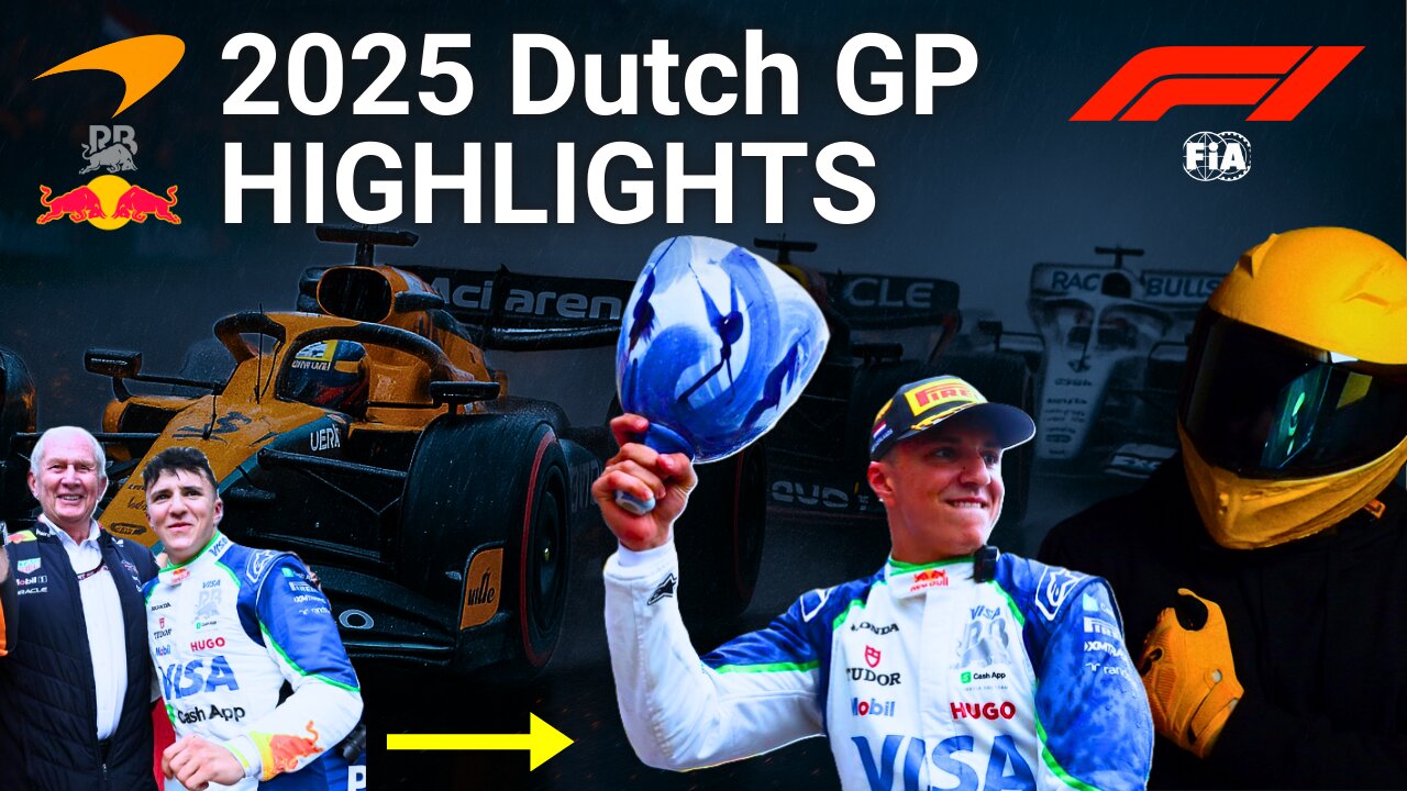 Dutch GP 2025 Highlights: Piastri Triumphs, Norris Failure, Hadjar’s First Podium & Ferrari Disaster