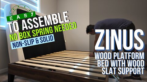How Strong Is the Zinus Wood Platform Bed? Full Amazon Review