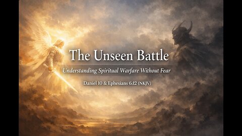 Fellowship in the Word - The Unseen Battle - Understanding Spiritual Warfare Without Fear - 01/06/26