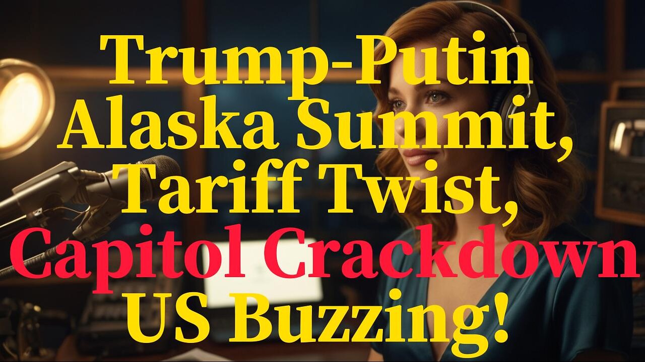 Trump-Putin Alaska Summit, Tariff Twist, Capitol Crackdown—US Buzzing!