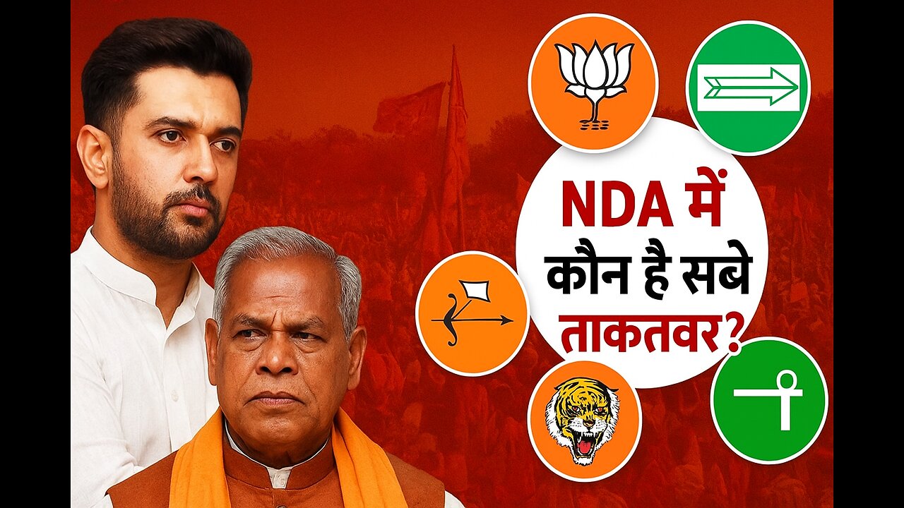 चिराग और मांझी की हसरत पूरी होगी? बिहार NDA में कौन है सबसे ताकतवर | Political Analysis 2025