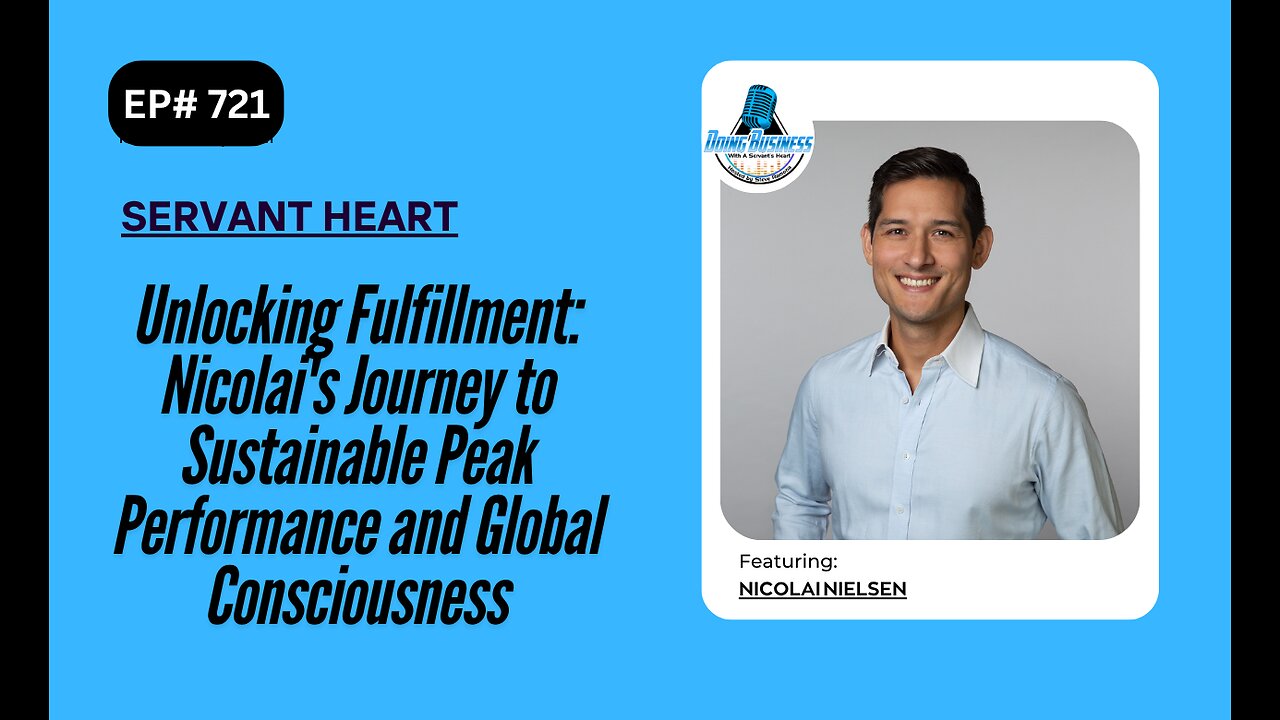 Unlocking Fulfillment: Nicolai's Journey to Sustainable Peak Performance and Global Consciousness