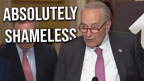 Schumer dismisses his low poll numbers just MOMENTS after TRASHING Trump over his