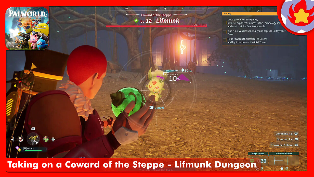 Taking on a Coward of the Steppe - Lifmunk Dungeon | Palworld
