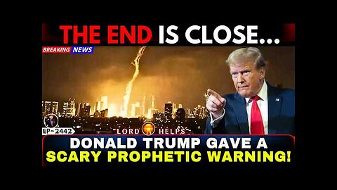 🔴DONALD TRUMP SAID THIS ABOUT END TIMES (BIBLE)