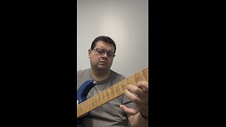 Lick 3 Am7b5 pentatonic scale
