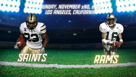 Los Angeles Rams @ New Orleans Saints, Week 9, Diggin' Deeper Into the NFL