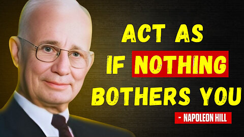 Act As If Nothing Affects You