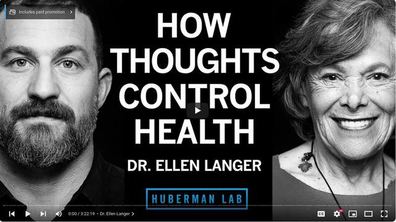 Using Your Mind to Control Your Physical Health & Longevity | Dr. Ellen Langer