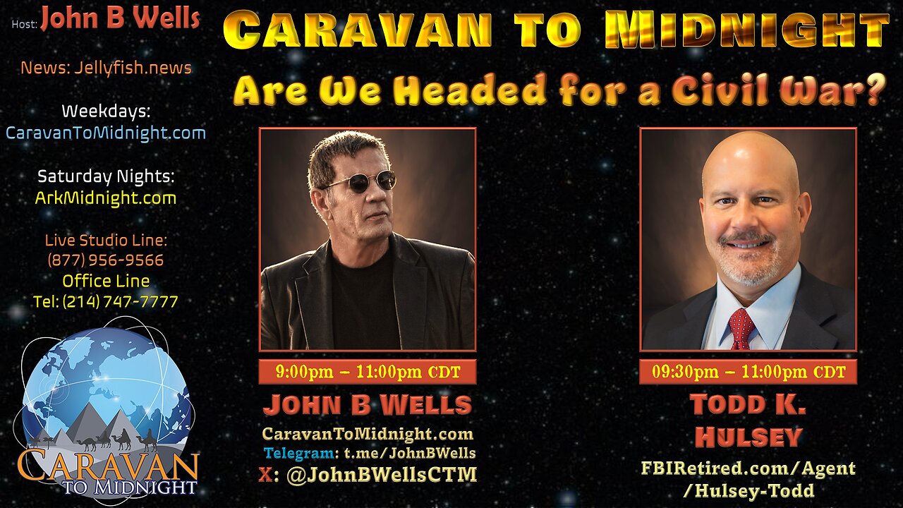 Are We Headed for a Civil War? - John B Wells LIVE