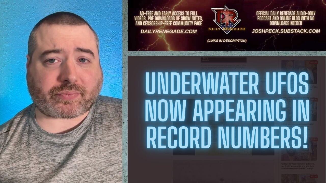 Why Are Tens of Thousands of UFOs Stalking U.S. Coasts? | DR Update
