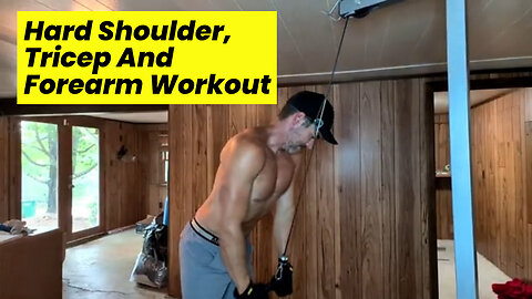 PM Session: Hard Shoulder, Tricep And Forearm Workout