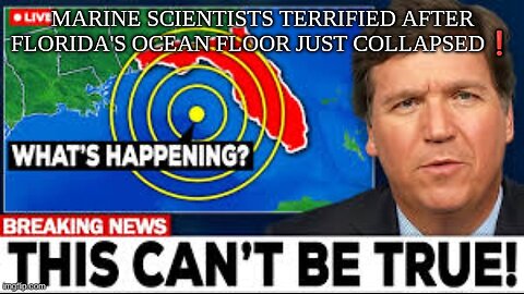MARINE SCIENTISTS TERRIFIED AFTER FLORIDA'S OCEAN FLOOR JUST COLLAPSED❗