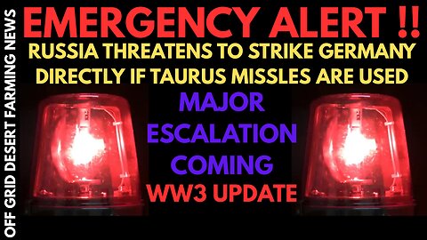 EMERGECNY ALERT: RUSSIA THREATENS TO STRIKE GERMANY DIRECTLY IF TAURUS MISSILES ARE USED IN WAR !!