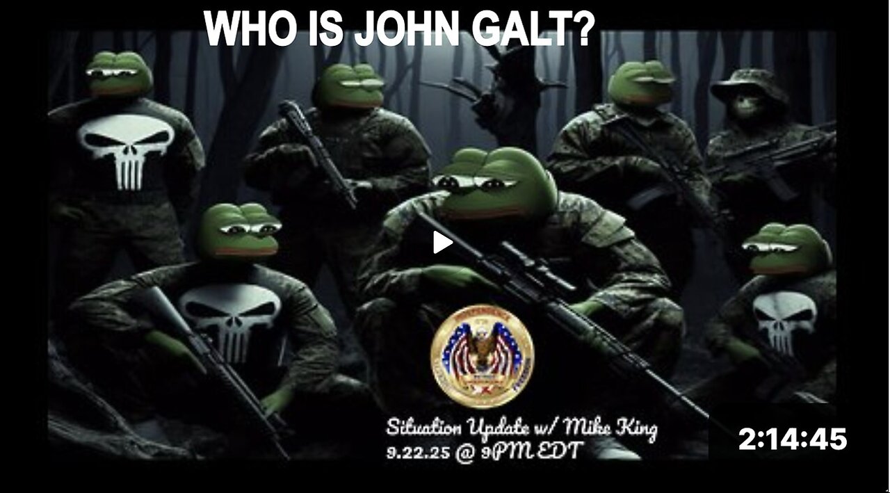 PATRIOT UNDERGROUND W/ MIKE KING & THE WEEKLY Q YORK TIMES ANALYSIS. WHO IS JOHN GALT?