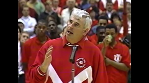 March 12, 1995 - Indiana Basketball Coach Bob Knight Speaks at Senior Day