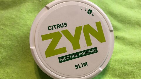 Zyn Citrus (Slim) Strong Nicotine Pouches Review