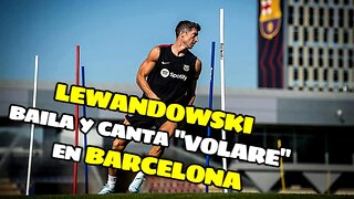 🎥 LEWANDOWSKI SORPRENDE: CANTA Y BAILA “VOLARE” TRAS ENTRENAR CON EL BARÇA 😄 ¡VÍDEO VIRAL!