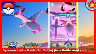 Dynamax Latios Battle (3rd Battle) (Max Battle Weekend) | Pokemon GO