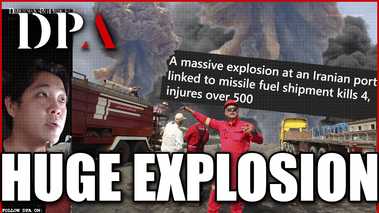 MASSIVE EXPLOSIONS AT IRAN PORT!!! Speculations abound whether its an attack or not!