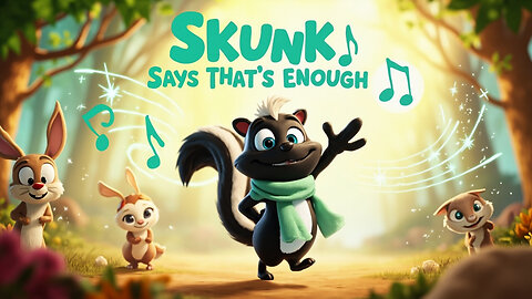 Skunk Says That’s Enough 🦨 | Kids’ Song About Polite Boundaries & Respect