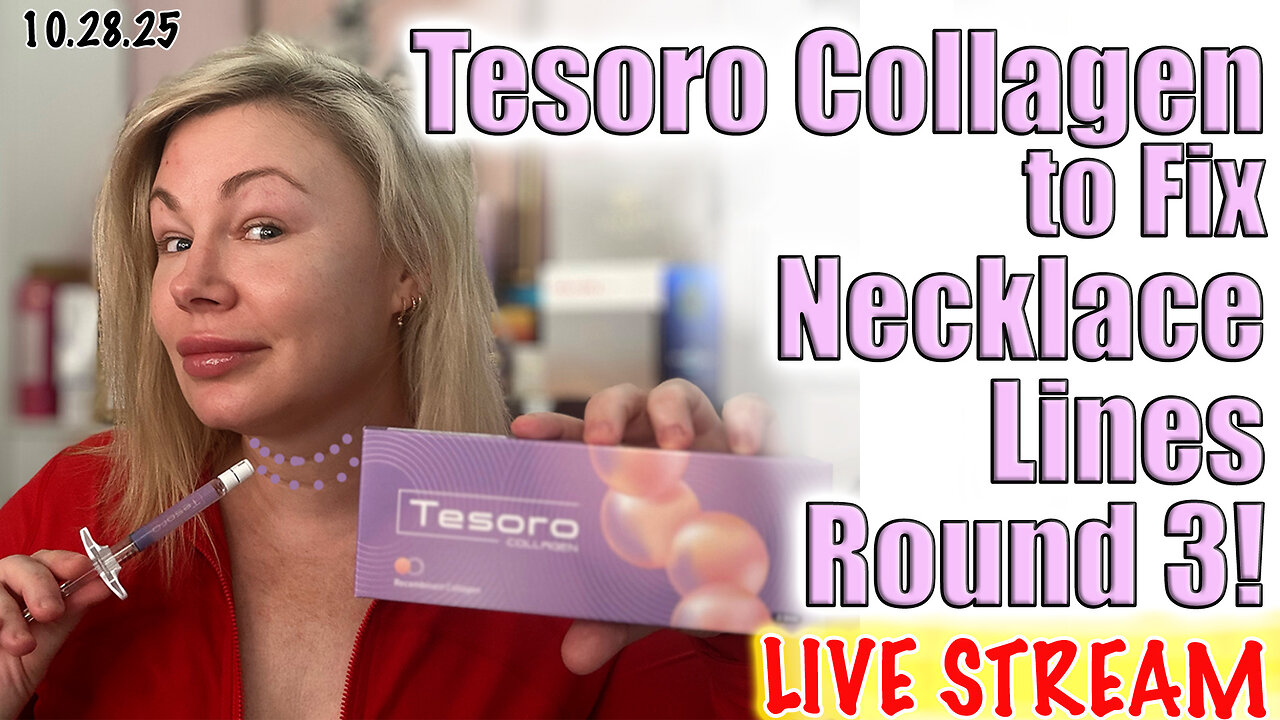 Live Tesoro Collagen in NeckLace LInes, ROund 3! AceCosm.com and code Jessica10 Saves you money