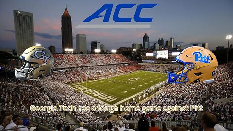Georgia Tech is hosting Pitt in a clash that could determine the ACC championship game