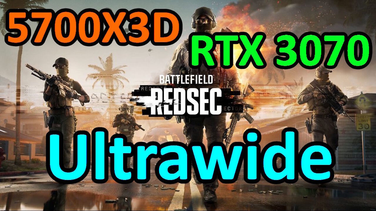 Battlefield REDSEC Ultrawide Benchmark | 5700X3D & RTX 3070 | Initiation BR Endgame